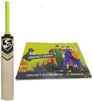

SG 'Phoenix Xtreme' Kashmir Willow Cricket Bat + One Cricket book - Cricket Kit