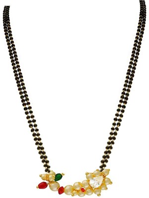 BUY FOR CHANGE LLP BFC- 22k Gold Plated Nath Pendent Pearl Latest Mangalsutra with 24 inches Chain For Women Copper Mangalsutra