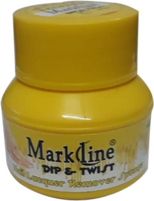 

Mark Line Dip & Twist Nail Lacquer Remover Sponge 30ml Yellow(30 ml)