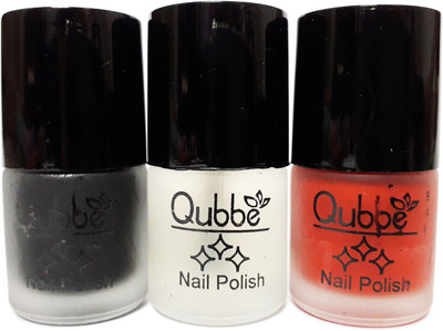 

QUBBE MATTE NAIL POLISH 06 MULTICOLOUR(Pack of 3)