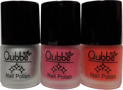 

QUBBE MATTE NAIL POLISH FOR GIRLS 01 MULTICOLOUR(Pack of 3)