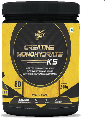 

MightyX Creatine Monohydrate K5, 200g, 80 Servings Creatine(200 g, Unflavored)