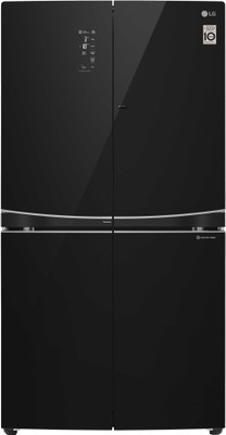 

LG 981 L Frost Free Side by Side Refrigerator(Black, GR-D31FBGHL)