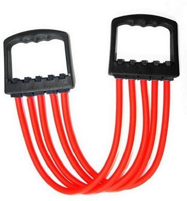 

Healthline Adjustable Rubber Chest Developer/Chest Expander Exerciser Muscle Fitness Resistance Tube(Red)