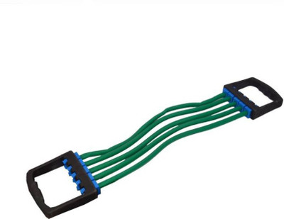 

KAMANDAL Adjustable 1-5 Rubbers Chest Expander Resistance Tube(Multicolor)