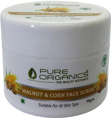 

Pure Organics Walnut & Corn Face Scrub 50 gms for Men & Women Scrub(50 g)