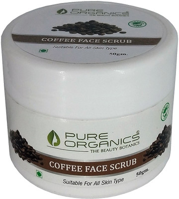 

Pure Organics Coffee Face Scrub 50 gms for Men & Women Scrub(50 g)