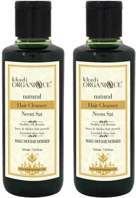 

Khadi organique Shampoo/hair Cleanser Neem Sat(420 ml)