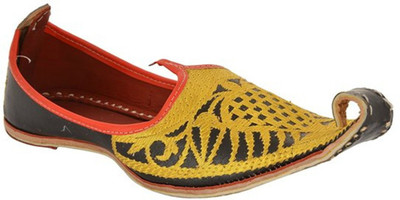 SHAHI Mojaris For Men(Gold, Black, Golden
