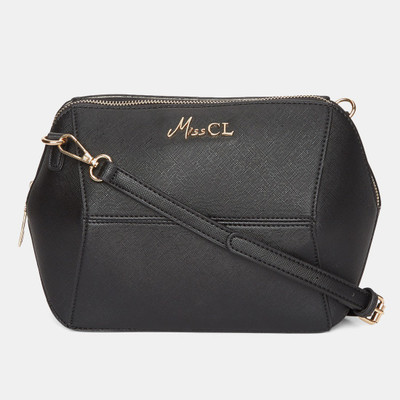 

Miss CL Women Casual Black Leatherette Sling Bag