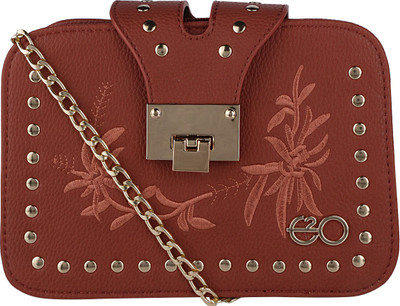 

E2O Fashion Women Casual Orange PU Sling Bag