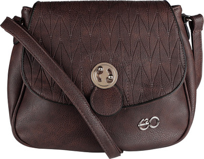

E2O Fashion Women Casual Brown PU Sling Bag