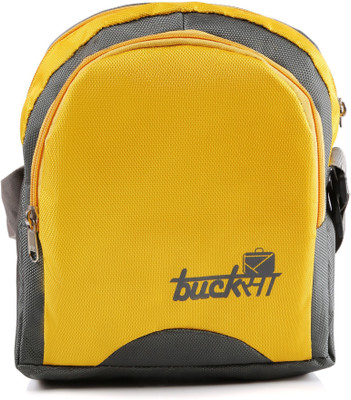 

Bucksa Men & Women Casual Yellow Canvas Sling Bag