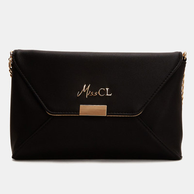 

Miss CL Women Casual Black Leatherette Sling Bag
