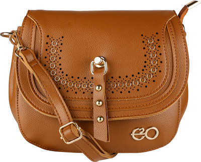 

E2O Fashion Women Casual Tan PU Sling Bag