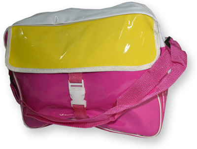 

shophills Boys & Girls Sports Pink Synthetic Leather Sling Bag