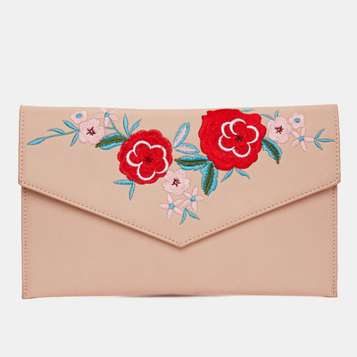 

Miss CL Women Casual Pink Leatherette Sling Bag