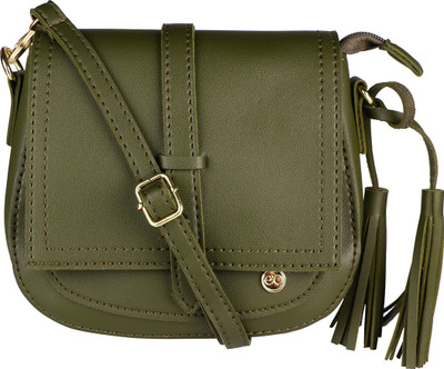 

E2O Fashion Women Casual Green PU Sling Bag