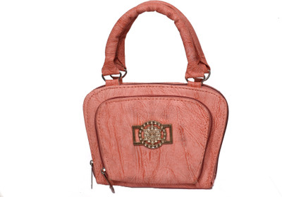 

site teccho Girls Casual Pink, Red PU Hand-held Bag