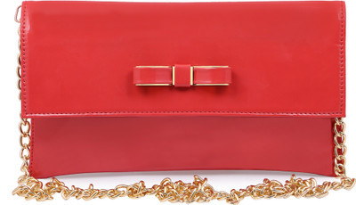 

Women Marks Women Evening/Party Red PU Sling Bag