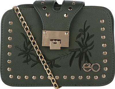 

E2O Fashion Women Casual Green PU Sling Bag
