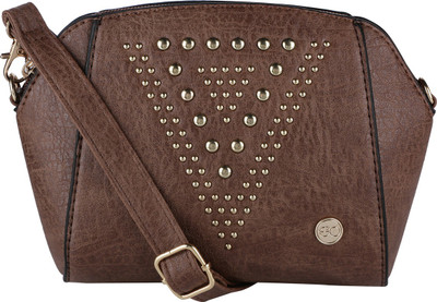 

E2O Fashion Women Casual Brown PU Sling Bag