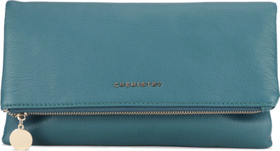 

Chemistry Women Casual Blue Leatherette Sling Bag