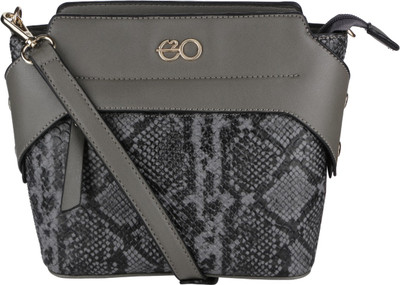 

E2O Fashion Women Casual Grey PU Sling Bag