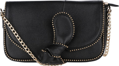 

E2O Fashion Women Casual Black PU Sling Bag