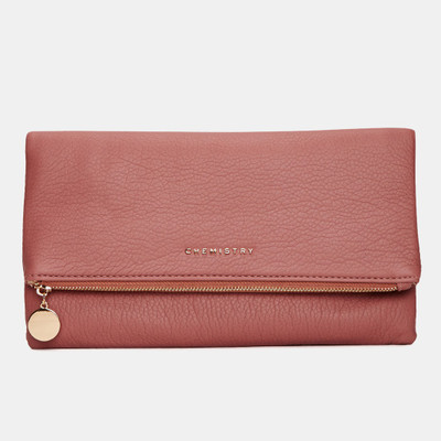 

Chemistry Women Casual Pink Leatherette Sling Bag