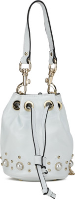 

Steve Madden Women Casual White PU Sling Bag