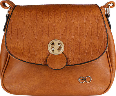 

E2O Fashion Women Casual Tan PU Sling Bag
