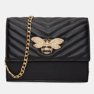 

Miss CL Women Casual Black Leatherette Sling Bag