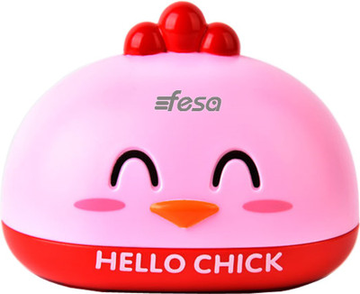 

fesa Cute Soap Case Box soap Dish with Drainer -Chick Pink(Pink)