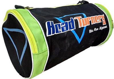 

HeadTurners Super Stylish Gym Bag Duffle Backpack with two side pockets Duffle(Green, Kit Bag)