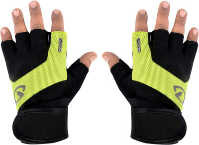 

DreamPalace India GYM GLOVES Weight lifting wrist support Gym & Fitness Gloves (, Black