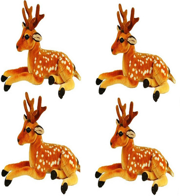 

Speoma DEER ANIMAL SOFT TOY PACK OF 4 - 49 cm(Multicolor)