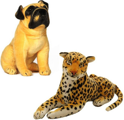 

Speoma HUTCH DOG AND CHEETAH ANIMAL SOFT TOY COMBO - 40 cm(Multicolor)