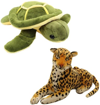 

Speoma CHEETAH AND TORTOISE ANIMAL SOFT TOY PACK OF 2 - 40 cm(Multicolor)