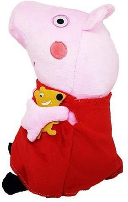 

Twiddle Peppa Pig Soft Toy Gift for Upto 5 Years Old Kids Red 30 cm - 30 cm(Red)