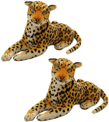 

MEGAEMART CHEETAH ANIMAL SOFT TOY PACK OF 2 - 40 cm(Multicolor)