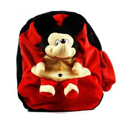 saburi Red Soft Toy Bag PLUSHl Bag - 12 inch (Red) - 12 inch(Multicolor)