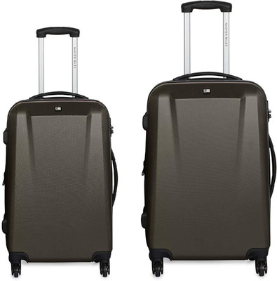 

Nasher Miles Canberra Set of 2 24- Expandable Check-in Luggage -  inch(Brown