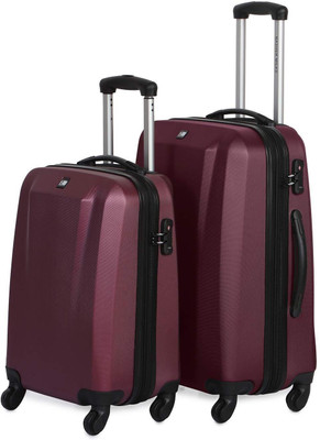 

Nasher Miles Canberra Set of 2 20- Expandable Check-in Luggage -  inch(Maroon