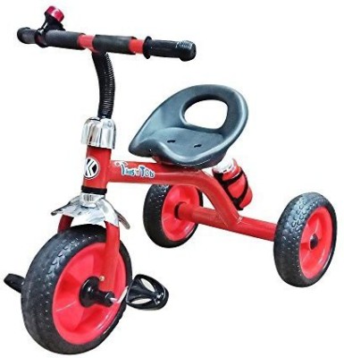 NAGAR INTERNATIONAL j6 red tikes and tots Baby tricycle red Black 2+ years metal body Tricycle(Red)
