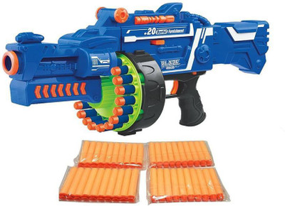 

AZIN Storm Soft Bullet Gun New Model Battle Game Battery Operated(Multicolor)