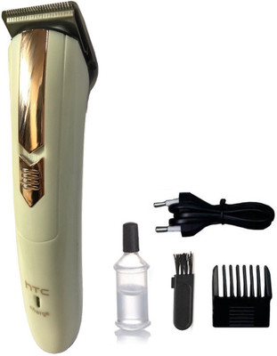 HTC Professional AT 202 Rechargeable Runtime: 45 min Trimmer for Men(White)