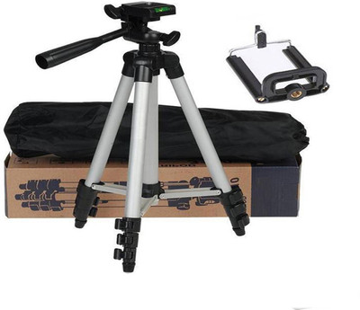 

CALLIE Tripod 3110 Portable Camera with 3 Dimensional Head wide 90 angle Monopod, Tripod(Silver, Supports Up to 3000)