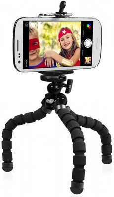 

Teconica 8 inch Lightweight Flexible Soft Sponge Gorillapod Tripod with Mobile Attachment for DSLR, Action Cameras, Digital Cameras & Smartphones Tripod(Multicolor, Supports Up to 2000)
