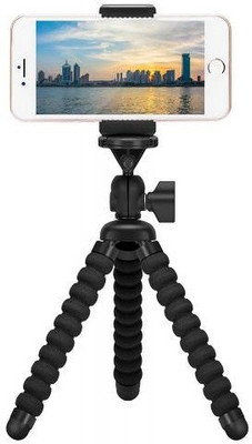 

Teconica Mini Flexible Tripod Suitable For All Smartphones And Devices Android & iOS Tripod(Multicolor, Supports Up to 2000)
